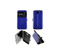 Etui Folio Bleu compatible Wiko Slide