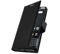 Etui Folio Clapet Portefeuille Noir BlackBerry KEYone - Fonction support