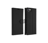 Etui Folio Clapet Portefeuille pour BlackBerry KEYone - Fonction support Noir