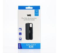 Etui folio CLASSIQUE Noir: Avec fenêtre - anti-chocs - léger - ultra-fin - fonction support - accès caméra - compatible pour Galaxy 25 5G