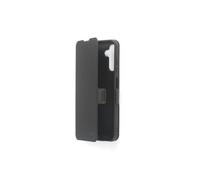 Etui folio CLASSIQUE Noir: Avec fenêtre - anti-chocs - léger - ultra-fin - fonction support - accès caméra - compatible pour Galaxy A05S