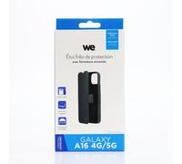 Etui folio CLASSIQUE Noir: Avec fenêtre - anti-chocs - léger - ultra-fin - fonction support - accès caméra - compatible pour Galaxy 15 5G