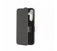Etui folio CLASSIQUE Noir: Avec fenêtre - anti-chocs - léger - ultra-fin - fonction support - accès caméra - compatible pour Galaxy A35
