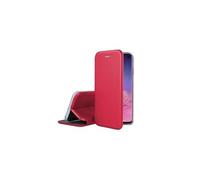 Etui Folio Cover en Cuir rouge pour Samsung Galaxy A10