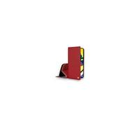 Etui Folio Cover en Cuir rouge pour Samsung Galaxy A80