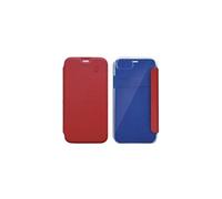 Etui Folio Crystal et rabat Rouge en cuire Veritable pour iPhone 6/6s/7/8/SE 2020