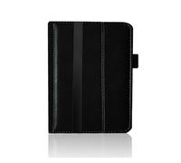 Étui Folio en Cuir Compatible avec InkBOOK Classic 2 6 Pouces la liseuse, Coque de Protection légère(Black)