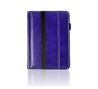 Étui Folio en Cuir Compatible avec InkBOOK Classic 2 6 Pouces la liseuse, Coque de Protection légère(Dark Blue)