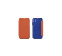 Etui folio en cuir Orange pour iPhone XS Max