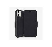Étui folio en cuir pour iPhone 12 Mini - ITSKINS - Noir givré - Protection anti-choc - Fermeture magnétique