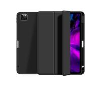 Étui eSTUFF MIAMI pour iPad Pro 13 (2024) avec porte-crayon, noir, cuir PU, ES68