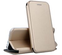 Etui Folio Galaxy J6+ Rabat Latéral Coloris Gold