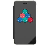 Wiko WiCube LENNY3 coque de protection pour téléphones portables 12,7 cm (5 ) Folio Gris Wiko Lenny 3