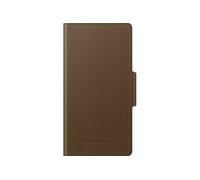 Étui pour iPhone 13 Pro Folio Luxueux avec Porte-cartes Marron