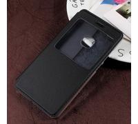 Etui Folio Latéral S-View Noir Huawei P10 Lite Avec Fenêtre