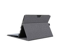 Étui Folio Microsoft Surface Pro 8 Support Stand Ultra-fine Finition Tissu Gris
