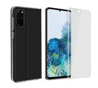 Étui folio noir et film de protection pour Galaxy S20+ Akashi