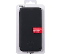 Etui folio noir pour Huawei Y7 2018