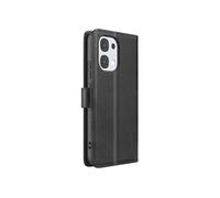 Étui pour Oppo A6 Pro Folio Classique avec Fonction Support Noir