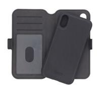 Etui Portefeuille iPhone XS Max en Cuir NeoWallet 2-en-1 - Noir