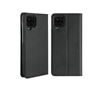 Etui Folio pour Galaxy A12 / A12s Stand Recycletek avec Porte-cartes Noir