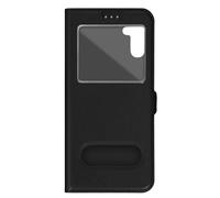 Étui Folio pour Galaxy A14 4G / 5G Double Fenêtre avec Fonction Support Noir