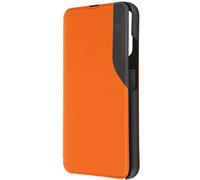Étui Folio pour Galaxy A34 5G Clapet Fenêtre D'Affichage Support Vidéo Orange