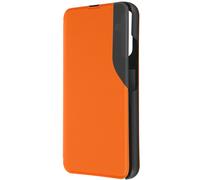 Étui Folio pour Galaxy A34 5G Clapet Fenêtre D'Affichage Support Vidéo Orange