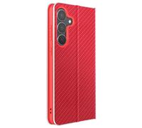 Étui pour Galaxy S25 FE Effet Carbone Cadre Métallisé, Porte-cartes