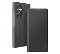 Avizar Étui Folio pour Galaxy Z Fold 7 Finition texturée avec fonction support Vert foncé