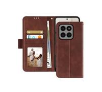 Étui pour Honor 400 Smart, Porte-cartes Amovible et, Marron