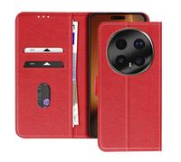 Étui Folio pour Honor Magic 8 Pro Série Chesterfield avec Fonction Support Rouge