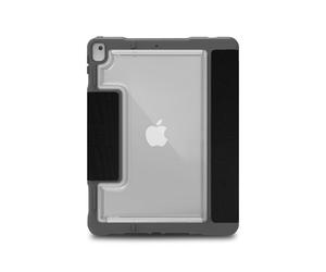 Étui Folio pour iPad 10,2 Dux Plus Duo Renforcé avec Emplacement Apple Pencil Noir transparent