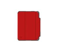 STM Goods - Étui Folio pour iPad 10,9" 2022 Dux Plus Renforcé - Emplacement Apple Pencil - Rouge