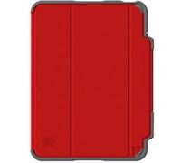 STM Goods - Étui Folio pour iPad 10,9" 2022 Dux Plus Renforcé - Emplacement Apple Pencil - Rouge
