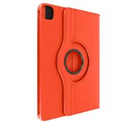 Étui Folio pour iPad Air 11" Clapet avec Support Rotatif et Fermeture Élastique Rouge