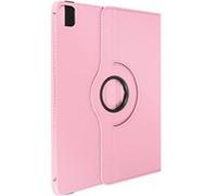 Étui Folio pour iPad Pro 11 Clapet avec Support Rotatif et Fermeture Élastique Rose