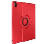Étui Folio pour iPad Pro 11 Clapet avec Support Rotatif et Fermeture Élastique Rouge