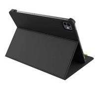Gecko Covers - Étui/Coque fabriqué en Peau de Cactus Compatible avec iPad Pro 11 (2025/2024) M5 / M4 - Fonction Veille/Réveil - Noir
