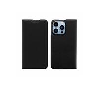 Etui Folio pour iPhone 13 Pro Stand Recycletek avec Porte-cartes Noir