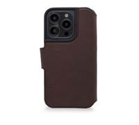 Etui Folio pour iPhone 14 Plus en Cuir avec Porte-cartes Intégré Marron