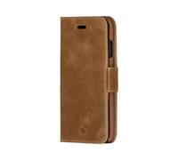 Copenhagen Slim - Etui à rabat pour téléphone portable - cuir fleur - brun clair - pour Apple iPhone 14 Pro