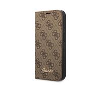 Etui Folio pour iPhone 14 Pro Imprimé 4G Tendance Marron