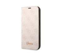 Étui Folio pour iPhone 14 Pro Imprimé 4G Tendance Guess Rose