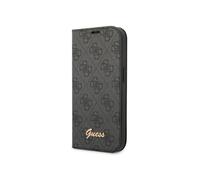 Étui Folio pour iPhone 14 Pro Max Imprimé 4G Tendance Guess Noir