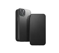 Etui Folio pour iPhone 15 Plus Magsafe avec Porte-cartes en Cuir Moderne Noir