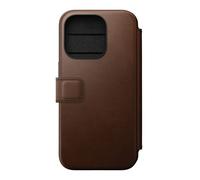 Nomad Nomad Étui de téléphone portefeuille Modern Leather Folio iPhone 15 Pro Brun
