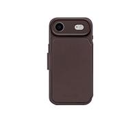 Decoded Bags Portefeuille détachable 2 en 1 MagSafe iPhone Air en cuir Chocolate Brown Marron