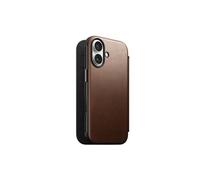 Nomad Goods Étui Portefeuille pour iPhone 17 MagSafe Cuir Série Modern Marron
