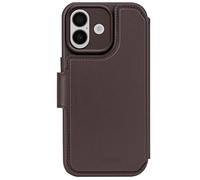 Étui Folio pour iPhone 17 MagSafe en Cuir avec Coque Détachable Marron foncé